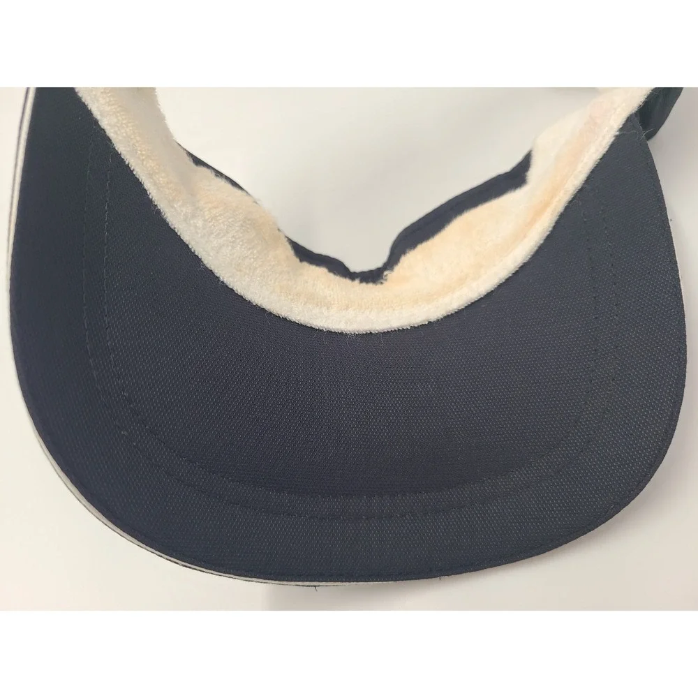 Vintage Adidas Sun Golf Visor Adjustable (Fits Small) Hat Cap Nylon Tennis Black